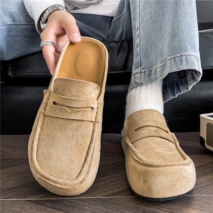 Retro Comfortable Suede Casual Mules Clogs