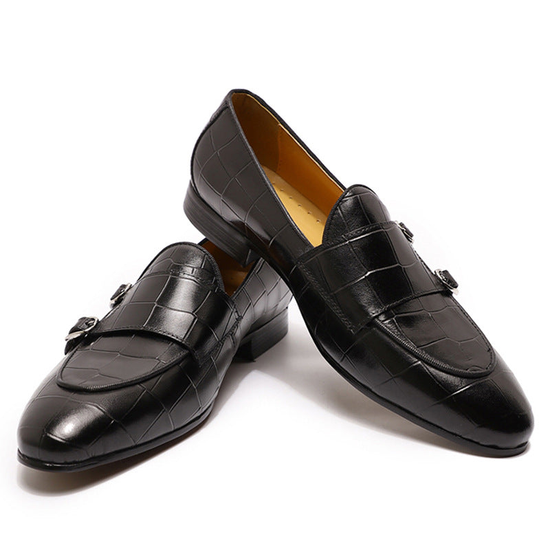 Men's Casual Leather Slip-On