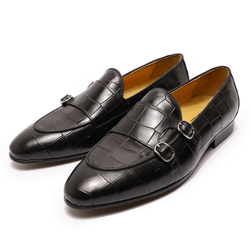 Men's Casual Leather Slip-On