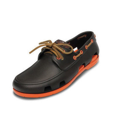 Non-slip wear-resistant lace-up men shoes