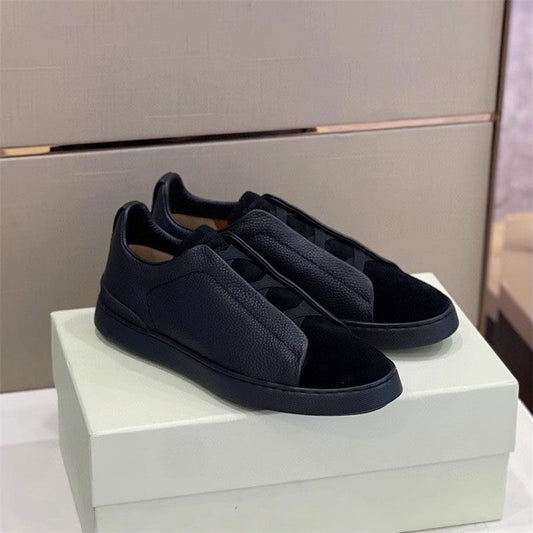 Zegnā Unique Cross Elastic Band Men's shoes