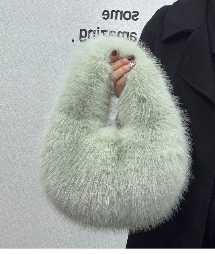 Portable Fur Bag  Niche Desing