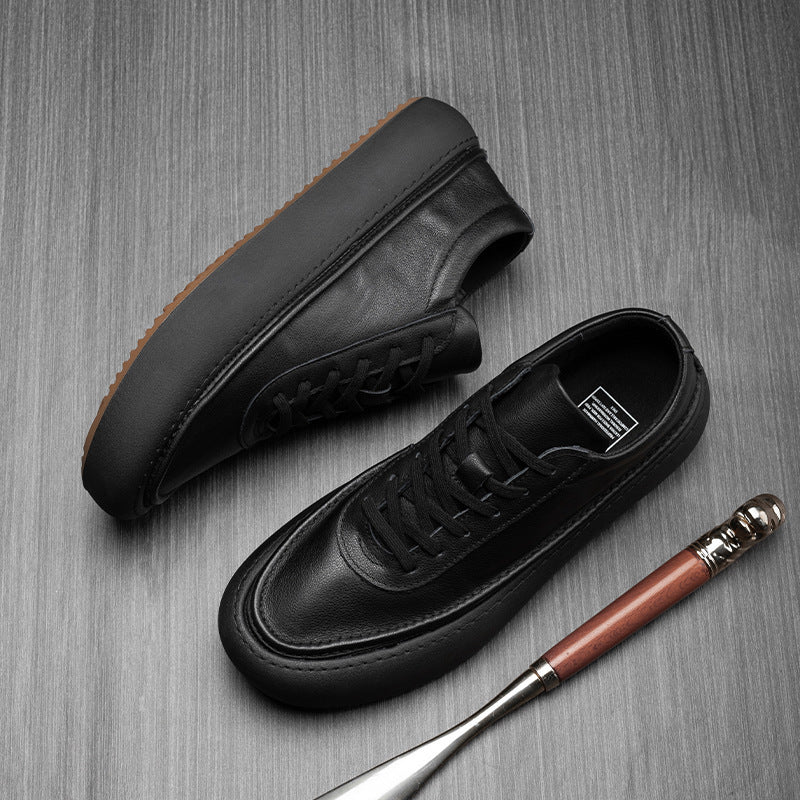 Retro Japanese fleece-lined Board Shoes for Men