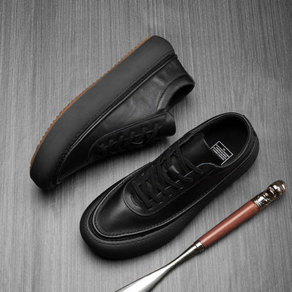 Retro Japanese fleece-lined Board Shoes for Men