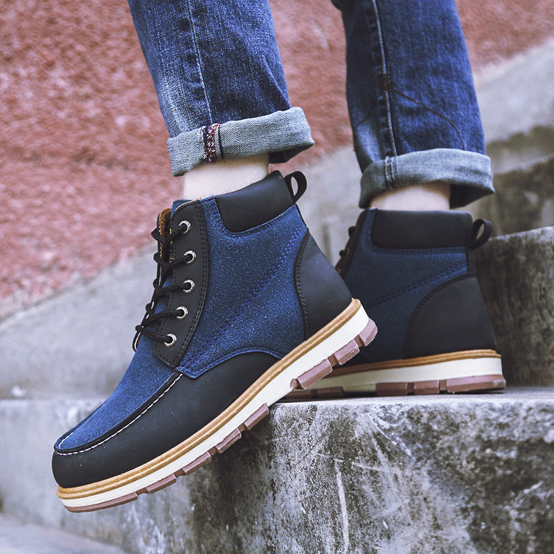 Men's high-top tooling shoes