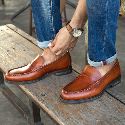 British Cowhide Loafers