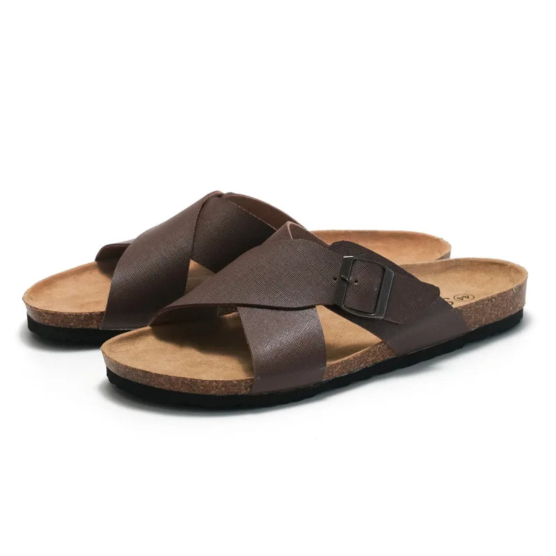 Monk Strap Summer Slippers