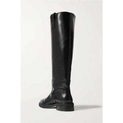 Autumn And Winter Low Heel Large Tube Circumference Calf Boots for Women