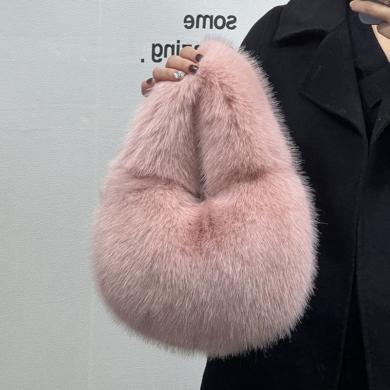 Portable Fur Bag  Niche Desing