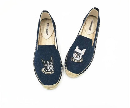 Embroidered Fisherman Women Shoes