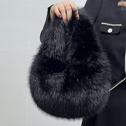 Portable Fur Bag  Niche Desing