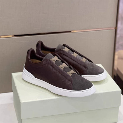 Zegnā Unique Cross Elastic Band Men's shoes