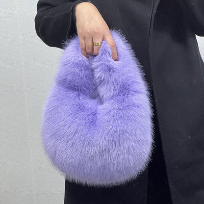 Portable Fur Bag  Niche Desing