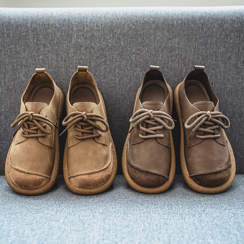 Lightweight Men's Retro Low-cut Workwear British Style Shoes