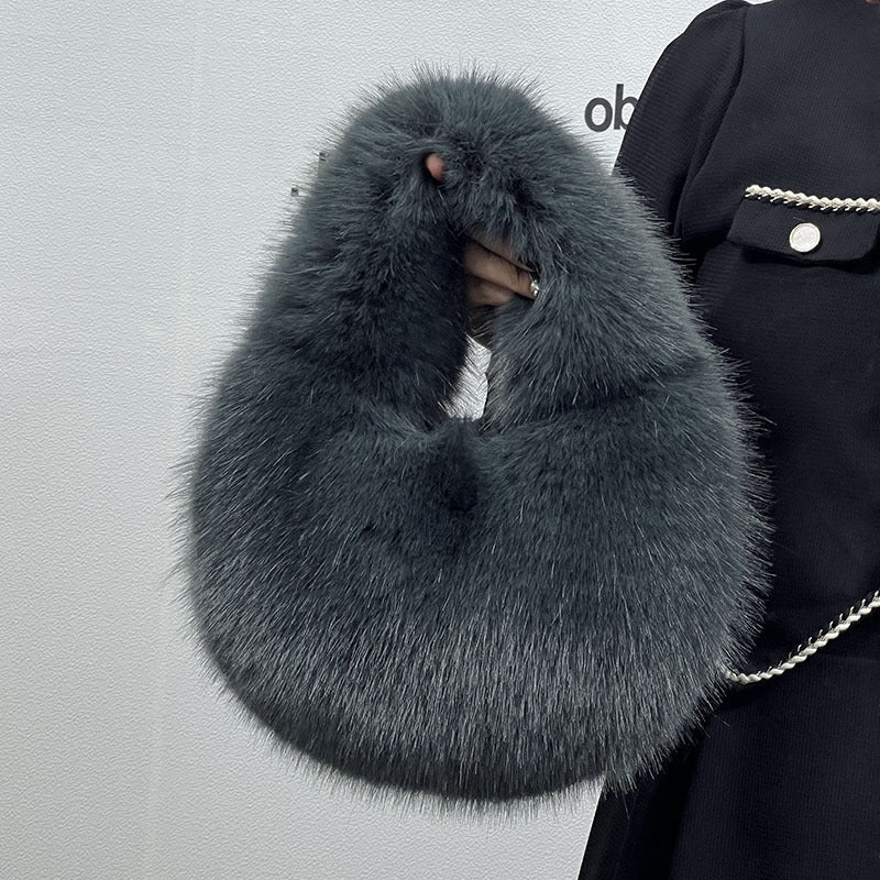 Portable Fur Bag  Niche Desing