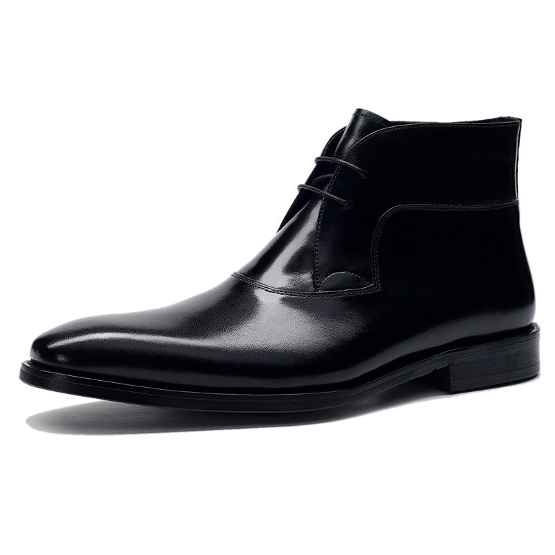 Men's Formal Leather Half Boots