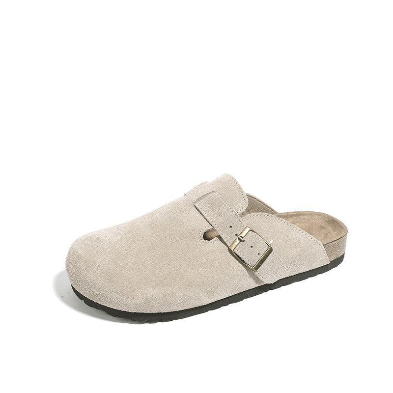 closed-front cork clogs